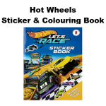 Hot Wheels Lets Race Sticker & Colouring Book